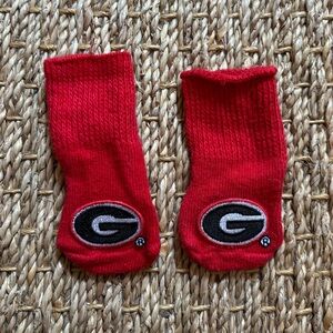 UGA | Infant Newborn Georgia Socks